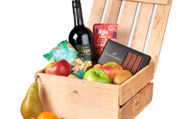 Fruit cases with gifts