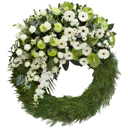 Memorial wreath Qua Patet Orbis