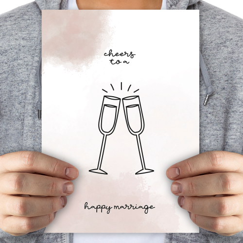 Cheers to a happy marriage - mega
