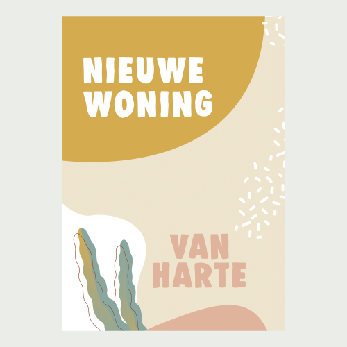 Nieuwe woning van harte