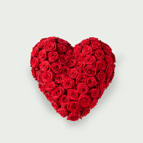 Serene heart red - 35 cm