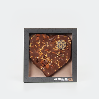 Milk Chocolate Heart with nuts