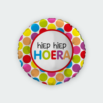 Hiep hiep hoera ballon