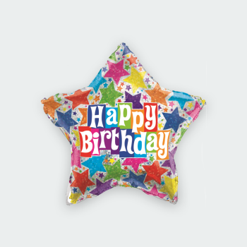 Happy birthday ster ballon