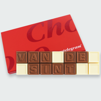 Chocotelegram 'van de Sint'
