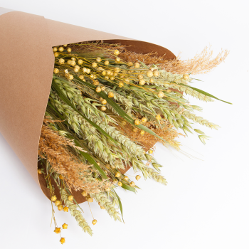 Dried Flowers Bouquet natural colors