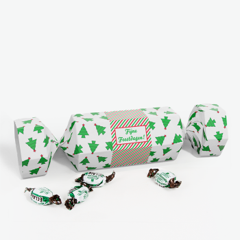 Christmas cracker met toffee mix