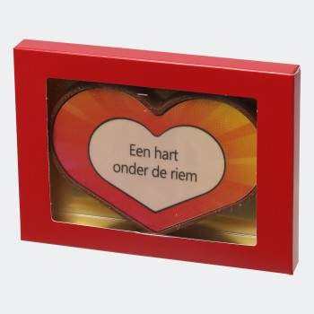 Chocolade Een hart onder de riem