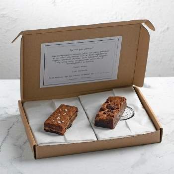 Brownie caramel seasalt & double chocolate