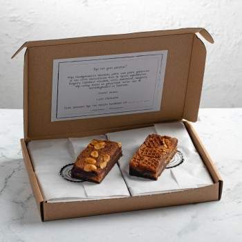 Brownie Holland box peanut butter & treacle-waffle