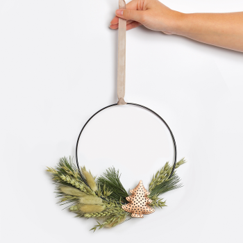 Droogbloemen - Kerstkrans