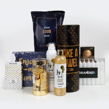 Kerstpakket Jij bent goud waard