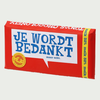 Tony's Chocolonely 'Thank you!'