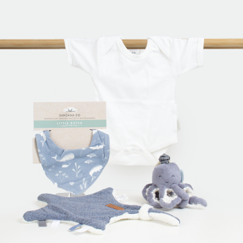 Geboorte cadeau ocean blue