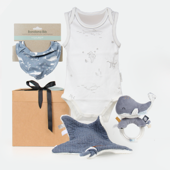 Birth gift ocean blue