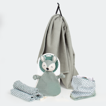 Geboorte cadeau mint