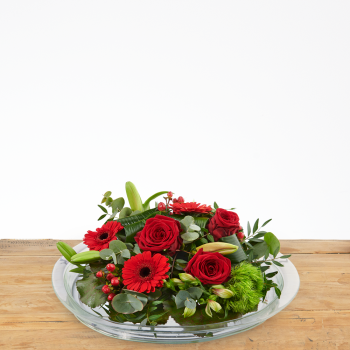 Bloemstuk rood
