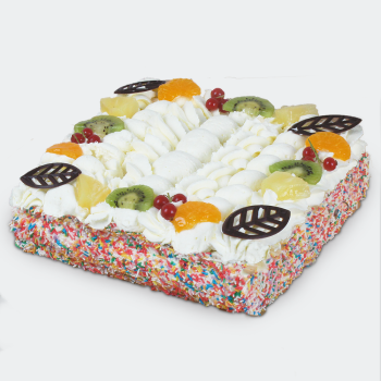 Slagroomtaart feestelijk