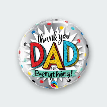 Thank you dad! balloon