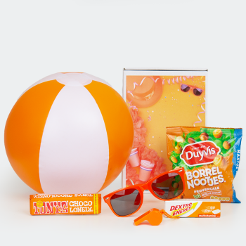 Zomerpakket oranje brievenbus