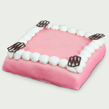 Marzipan cake pink