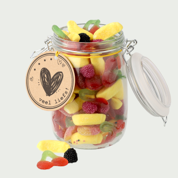 Candy jar Fruit mix