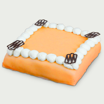 Marzipan cake orange