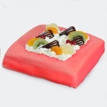 Marzipan cake deluxe red