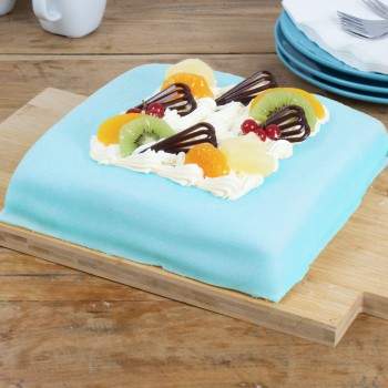 Marsepeintaart luxe blauw