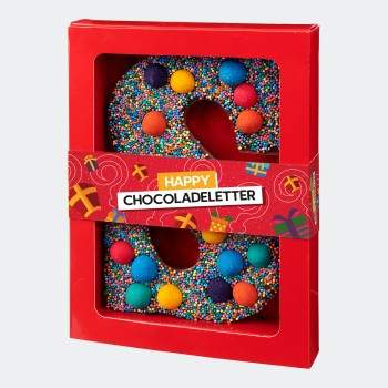 Happy chocoladeletter