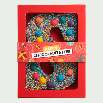 Happy chocoladeletter