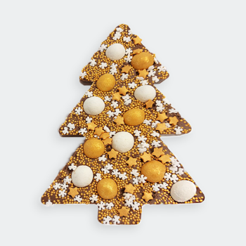 Chocolade Happy Kerstboom Goud