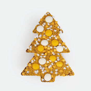 Chocolade Happy Kerstboom Goud
