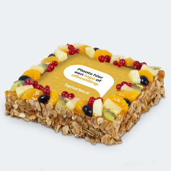 Luxury fruit photo cake