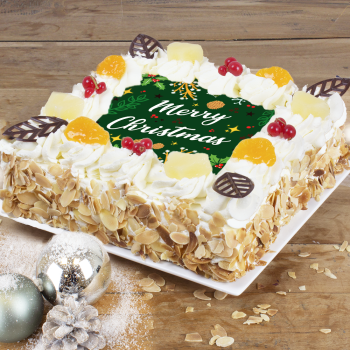 Kersttaart Merry Christmas