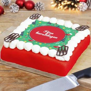 Kersttaart Gepersonaliseerd