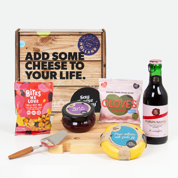 Cheese gift Wine