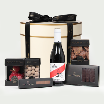Giftbox chocolate & wine