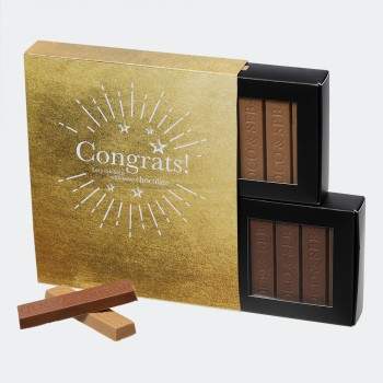 Duo chocoladereepjes Congrats