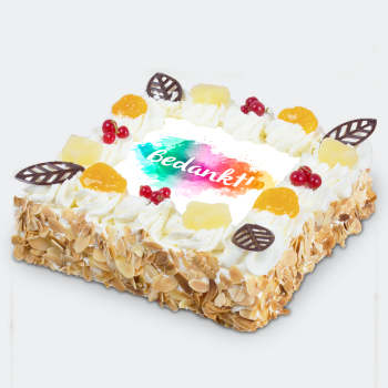 Slagroomtaart Bedankt