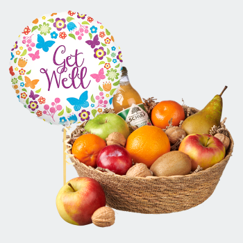 Fruitmand middel met ballon