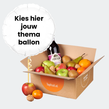 Fruit box with balloon