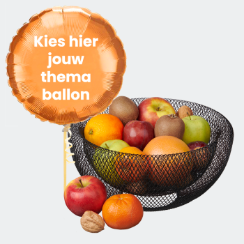 Fruit bowl with balloon