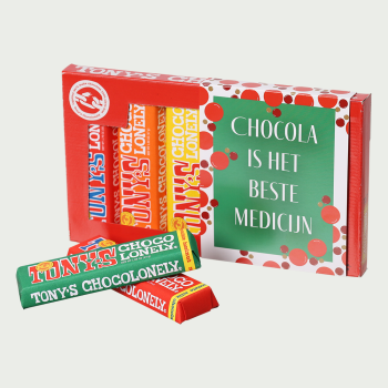 Tony's Chocolonely Proeverijtje Chocolat is the best medicine