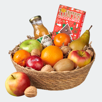 Fruitmand middel Kerst