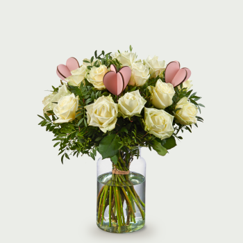 Bouquet Roos white love
