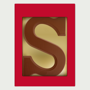 Chocoladeletter S melk 175 gram