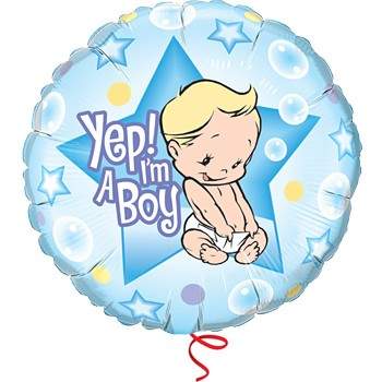 Yep, I'm a Boy Ballon