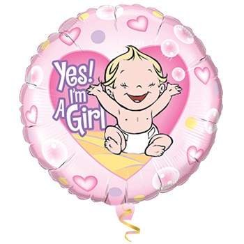 Yes, I'm a Girl Ballon