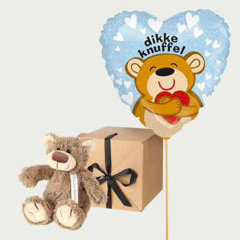 Theme balloon with teddy bear